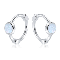 Silver Hoop Earring HO-2617